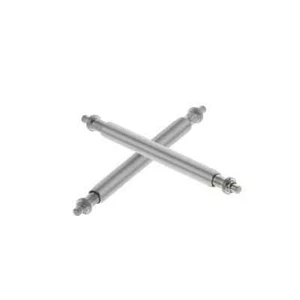 2 SPRING BAR PIN FOR BAND STRAP 22mm 23mm Fits Luminox Seiko Tmex Traser Watch - Picture 1 of 1