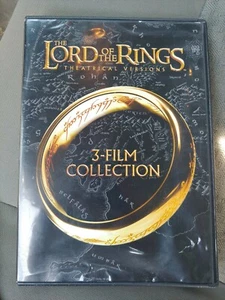 Lord Of The Rings 3 Film Collection Theatrical Versions DVD Movies Adventure - Imagen 1 de 1