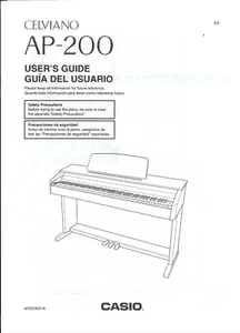 Casio Bedienungsanleitung user manual für AP-200 Copy - Picture 1 of 1