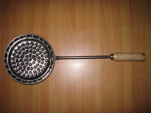 boondi jhara steel Indian cuisine laddoo desi sweet maker halwai 17 inches - Picture 1 of 2