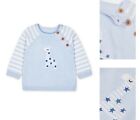 Baby Boys Knitted Jumper Blue Cute Giraffe MOTHERCARE Striped Sweater Top BNWT