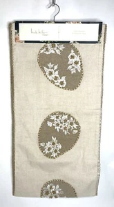 Nicole Miller Easter Eggs Table Runner 16" x 72" Farmhouse Chic Cotton/Linen NEW - Picture 1 of 8