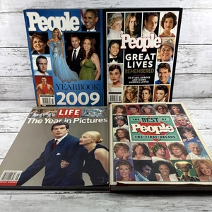 People Magazine Lot 4 Special Issues + Life Year in Pictures Pop Culture Icons - Picture 1 of 12