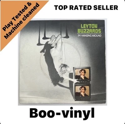 Leyton Buzzards - I'm Hanging Around 7" Punk Green Vinyl Record EX / VG+ - Image 1 of 4