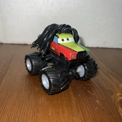 Disney Pixar Cars Toon Deluxe Monster Truck Rasta Carian plástico Foto 1 de 4