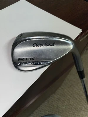 Cleveland RTX Zipcore 56*/10* Sand Wedge Steel Golf Pride Grip Vg Condition READ - Image 1 of 4