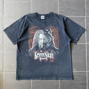 Vintage 1998 WCW nWo Kevin Nash Wolfpack T-Shirt Top Heavy XL Australia Rare - Picture 1 of 19