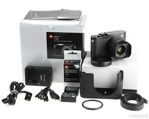 CÁMARA DIGITAL COMPACTA LEICA Q 28mm f/1.7 en negro número leica: 19500 + extras - Imagen 1 de 14