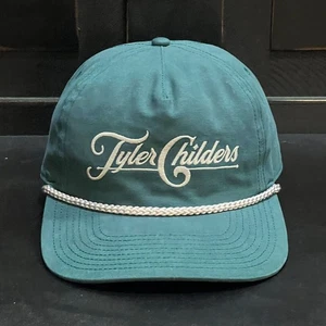 RARO! Sombrero Tyler Childers The Mule Tour Exclusivo Sombrero Cuerda Script Verde Agotado - Imagen 1 de 8