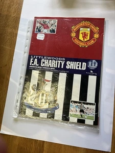 The F.A. Charity Shield 1996 Newcastle Utd. Vs Manchester Utd Programme - Picture 1 of 2