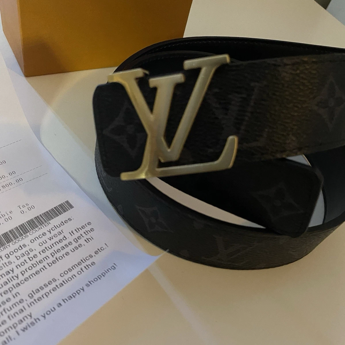 Louis Vuitton Black Belts for Men for sale | eBay