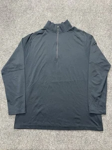 Suéter Lululemon Para Hombres Grande Azul Negro Cuarto Cremallera Correr Pullover Camisa - Imagen 1 de 13