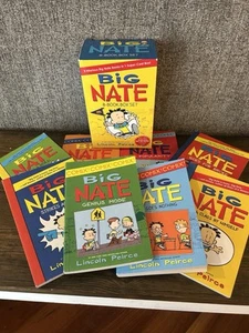 Big Nate 8 Bücher Box Set von Lincoln Peirce Romane Comics Komplettsatz - Bild 1 von 4