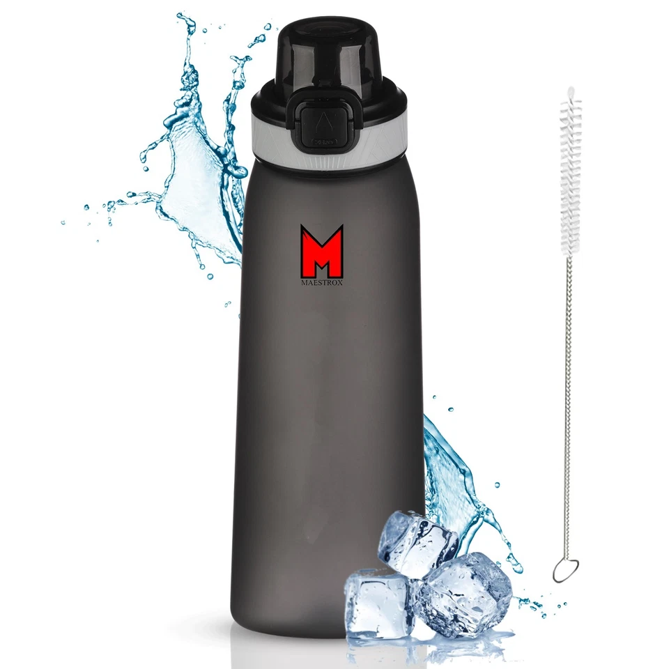 Früchtetee Wasserflasche mit 13 Geschmacksschoten Auslaufsicher Strohhalm Tragbar Wiederverwendbar - Bild 1 von 4