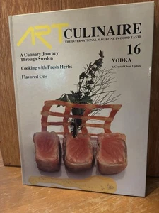 ART CULINAIRE Spring 1990 Issue 16 Culinary Magazine Herbs Vodka Sweden - Picture 1 of 1