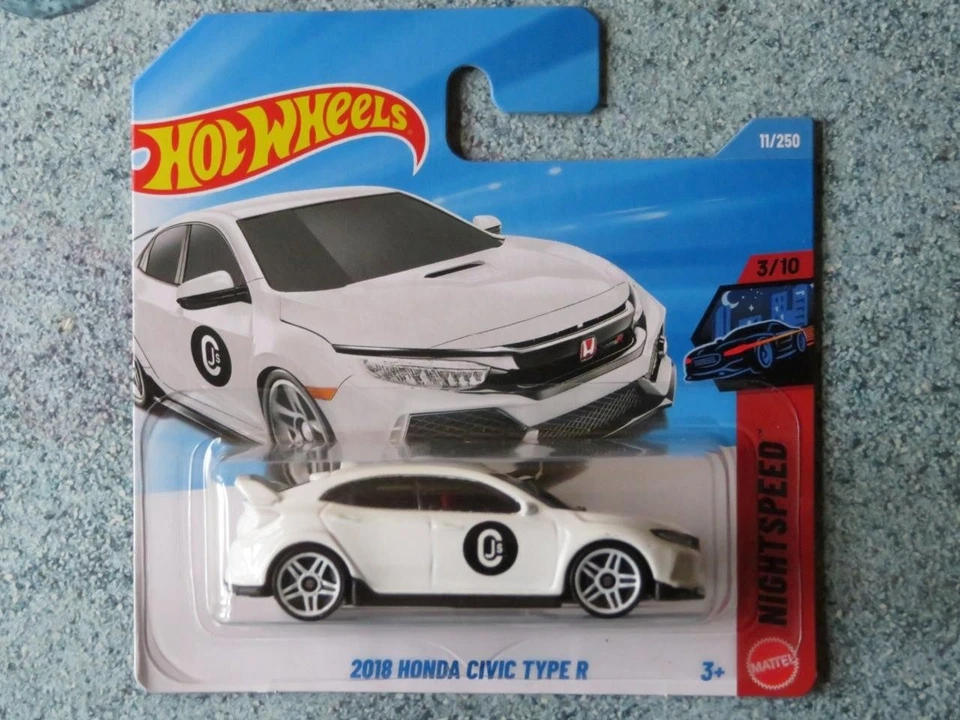 Hot Wheels H6A 011 2018 HONDA CIVIC TYPE R white 2026 011/250 CaseA - Image 1 of 2