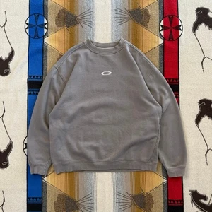 Vintage Y2K Oakley Center Logo Crewneck Sweatshirt Size Large Skate Grunge  - Bild 1 von 9