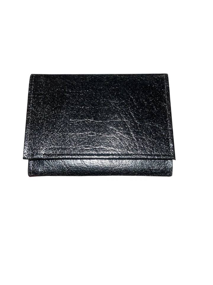 Vintage SWANK Black Bifold Genuine Cowhide Leather Wallet - Image 1 of 3