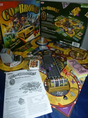 Go For Broke 💰 Family Board Game from IDEAL - Fun Money Finances Challenge XMAS - Image 1 of 4