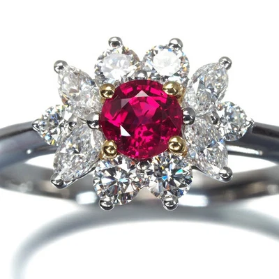 Tiffany & Co. Anel de platina EUA 3.8 usado estado S raro - Imagem 1 de 4