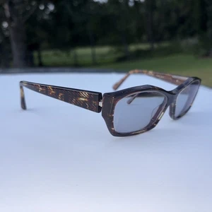Vintage Alain Mikli Brille Brillengestell nur Chevron Havanna A01264 Designer Italy B015 - Bild 1 von 9