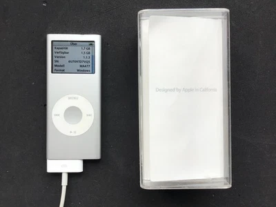 Original Apple iPod nano 2G MA477 - 2GB - OVP - für Bastler - Akku defekt - Bild 1 von 4