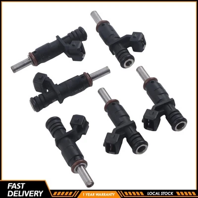 6x Inyectores de combustible 7531634 para BMW 128i 328i X3 X5 Z4 525i 2006-12 2,0/2,5/3,0 L Foto 1 de 4