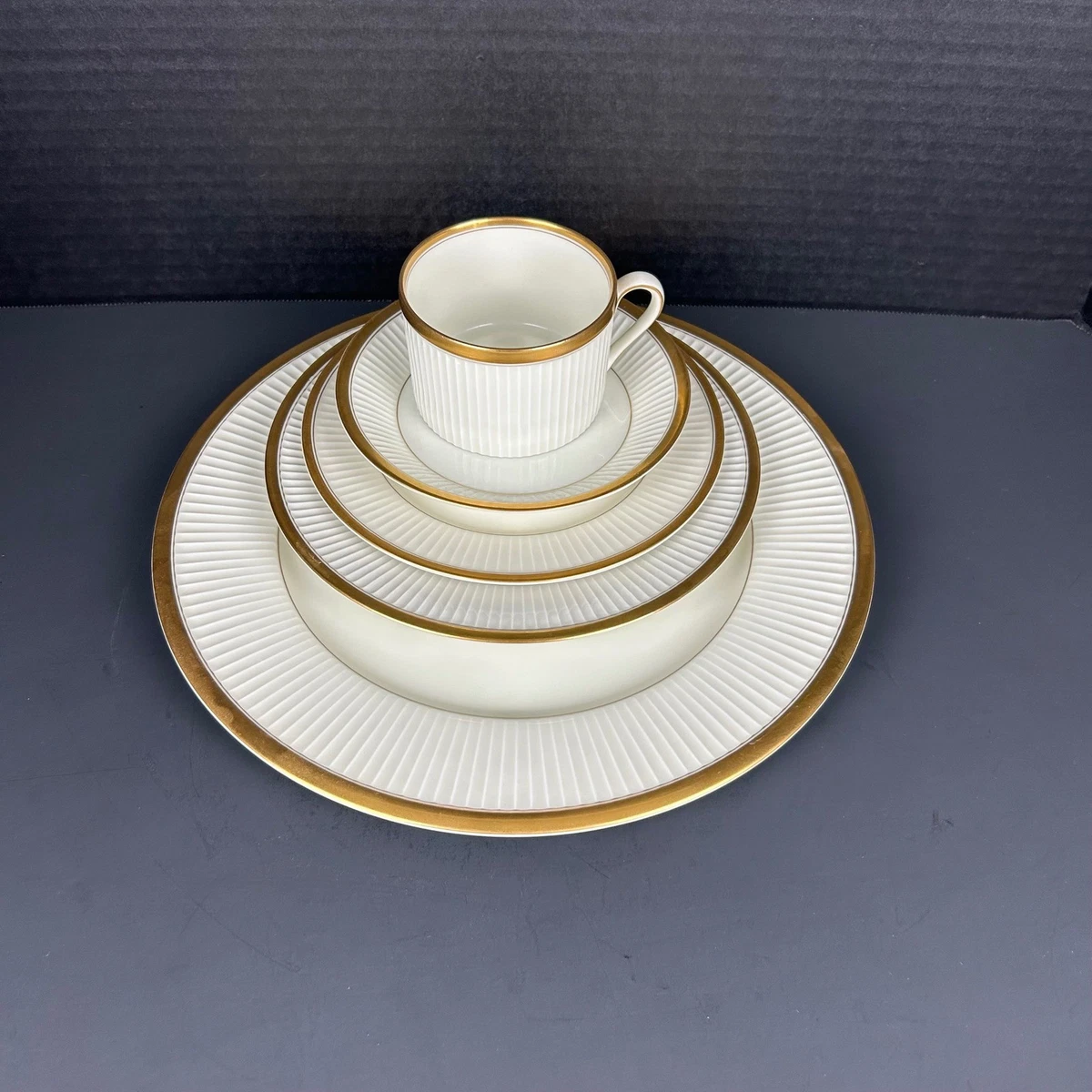 Gold Porcelain Dinner Service Sets for sale | eBay