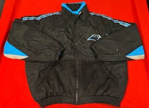 Vintage 1990s Carolina Panthers NFL GameDay puffer Jacket Men's XXL - Picture 1 of 22