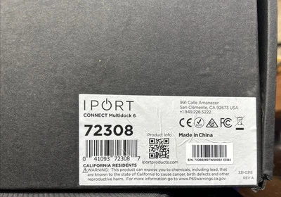 NEW iPort CONNECT MultiDock 6 iPad Charging Station - Model: 72308 - Image 1 of 3