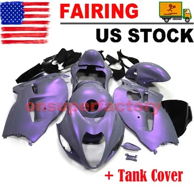 Injection Chameleon Purple Gray For SUZUKI Hayabusa GSXR1300 99-07 Fairing Kit - Image 1 of 4
