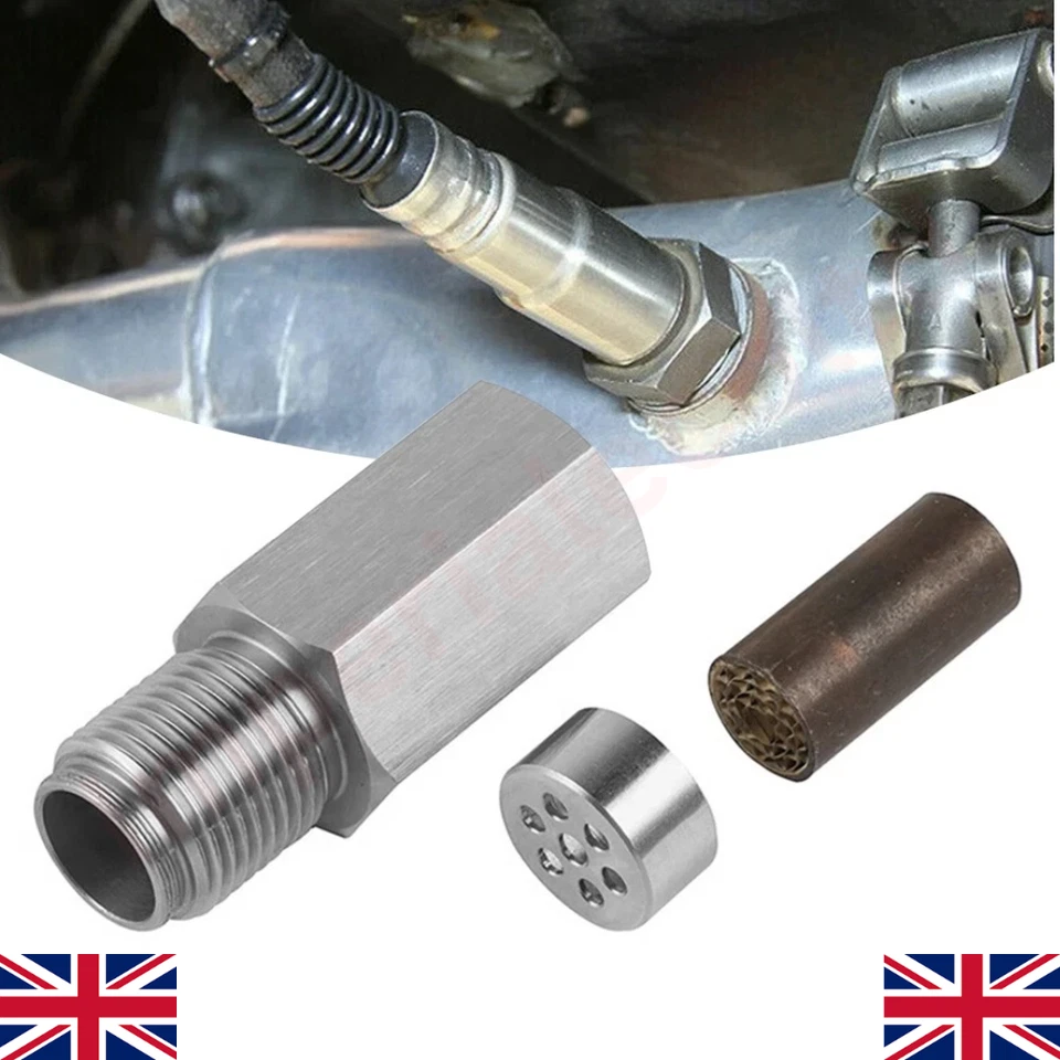 Oxygen O2 Lambda Sensor Spacer Adapter Plug Catalytic Converter Check Fix CEL 1X - Image 1 of 4