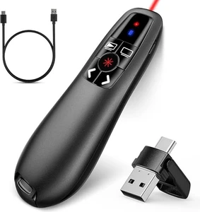 Presentation Clicker Rechargeable Clicker for PowerPoint Presentation Pointer - Picture 1 of 14
