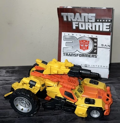 Figura Transformers Generations THRILLING 30 G1 SANDSTORM Legacy Studio 2014 Foto 1 de 4