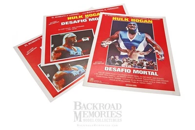 Lot 2 of 1989 "Desafio Mortal" w/Hulk Hogan (MX) Lobby/Mini Posters (3), by Gesa - Image 1 of 4