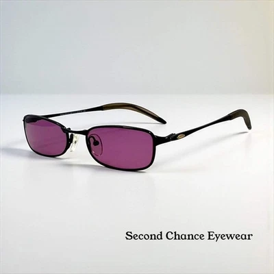 Oakley Straightline 2.0 11-729 Y2k Sunglasses w|New Purple Tinted Custom Lenses - Image 1 of 4