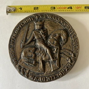 Vtg Replica Royal Seal Of England Edward II Cirencester Replicas Made in UK - Picture 1 of 3