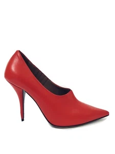 Tabitha Simmons Oona Red Leather High-Heel Pumps EU 36.5 US 6.5 NIB$795 ABFB - Picture 1 of 7