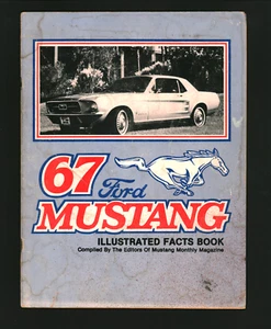Ford Mustang 1967 libro de datos ilustrados de la revista mensual Mustang - Imagen 1 de 5