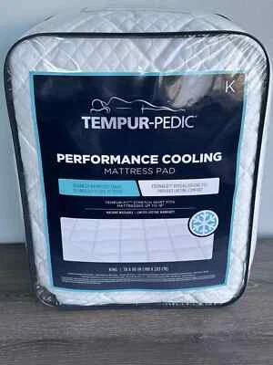 Tempur-Pedic Mattress Pad Performance Cooling Size: KING NEW!