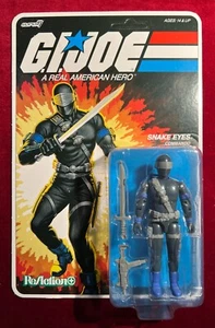 Super7 ReAction+ GI JOE SNAKE EYES O-Ring 3.75" Action Figure - Picture 1 of 4