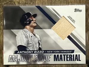 Anthony Rizzo 2024 Topps Series 1 Major League Material MLM-AR Game Used Yankees - Picture 1 of 2