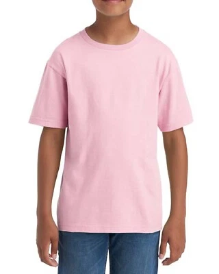 Gildan Kids Youth Short Sleeves Cotton T-Shirt - Size XS-L Kids T-Shirt - Image 1 of 4