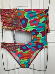 SPEEDO LADIES 'SPEEDO WITH ROSA CHA' CHITA 1-PIECE HALTER SWIMSUIT UK SIZE 10 - Picture 1 of 4