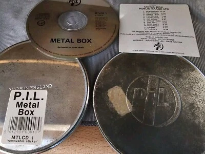 Public Image Limited, Metal Box, 12 Track CD In Dose(1990,UK),1A Top,Sehr Rar!!! - Bild 1 von 4