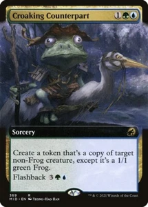 Croaking Counterpart EXTENDED - 369 - Rare - Innistrad: Midnight Hunt MID MTG - Foto 1 di 1