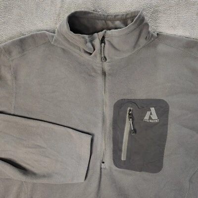 Eddie Bauer Jacket Mens Medium Gray First Ascent Fleece Outdoor Hiking - Image 1 of 4