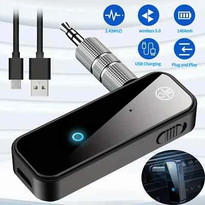 META MOBILE Bluetooth 5.0 Transmitter Empfänger Sender 2-in-1 Aux,Audio Adapter TV 10