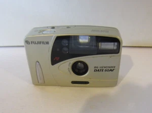 Fuji Film Big Viewfinder Date Camera- 60- Silver- Works (745C4) - Picture 1 of 7