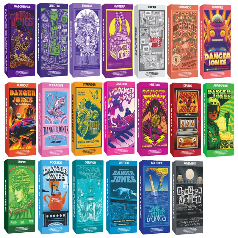 Danger Jones Полуперманентные Краски для Волос, Разработчики, Осветлитель и Средство для Удаления Цвета! - Изображение 1 из 2